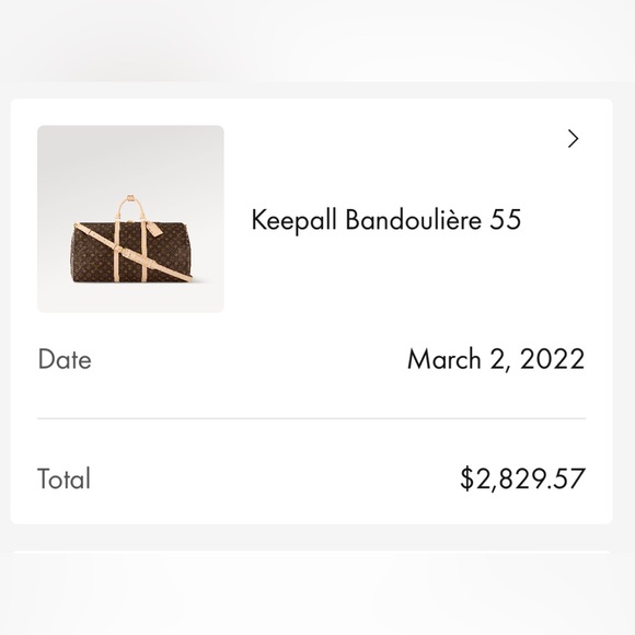 Gorgeous Louis Vuitton Keepall 55. Excellent condition. - Picture 6 of 12